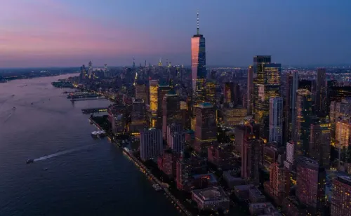 New York City Skyline Helicopter Tour at Night
